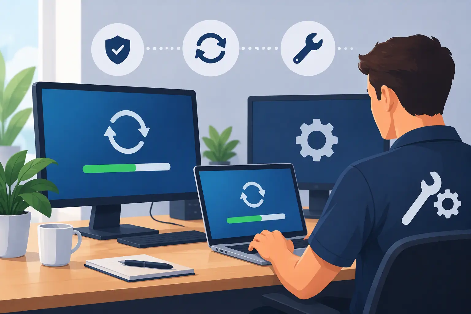 Het updateproces bij patchmanagement: inventariseren, beoordelen, uitrollen en controleren