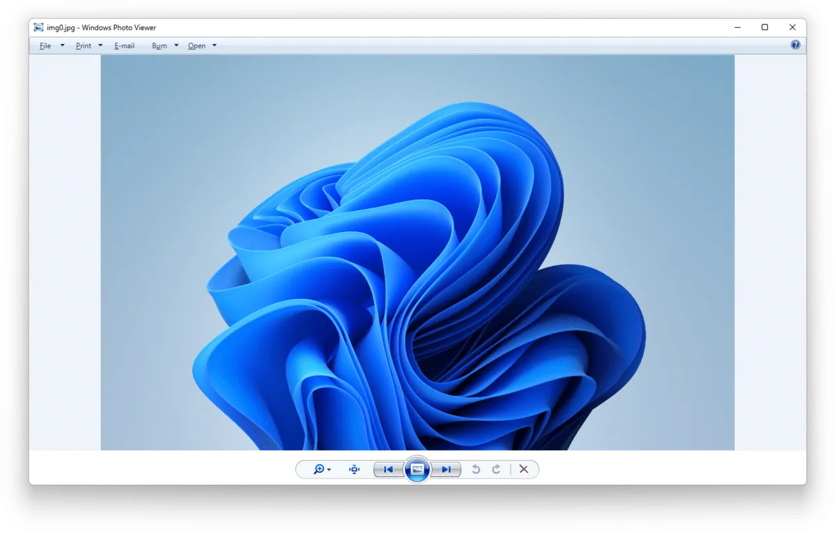 Windows Photo Viewer